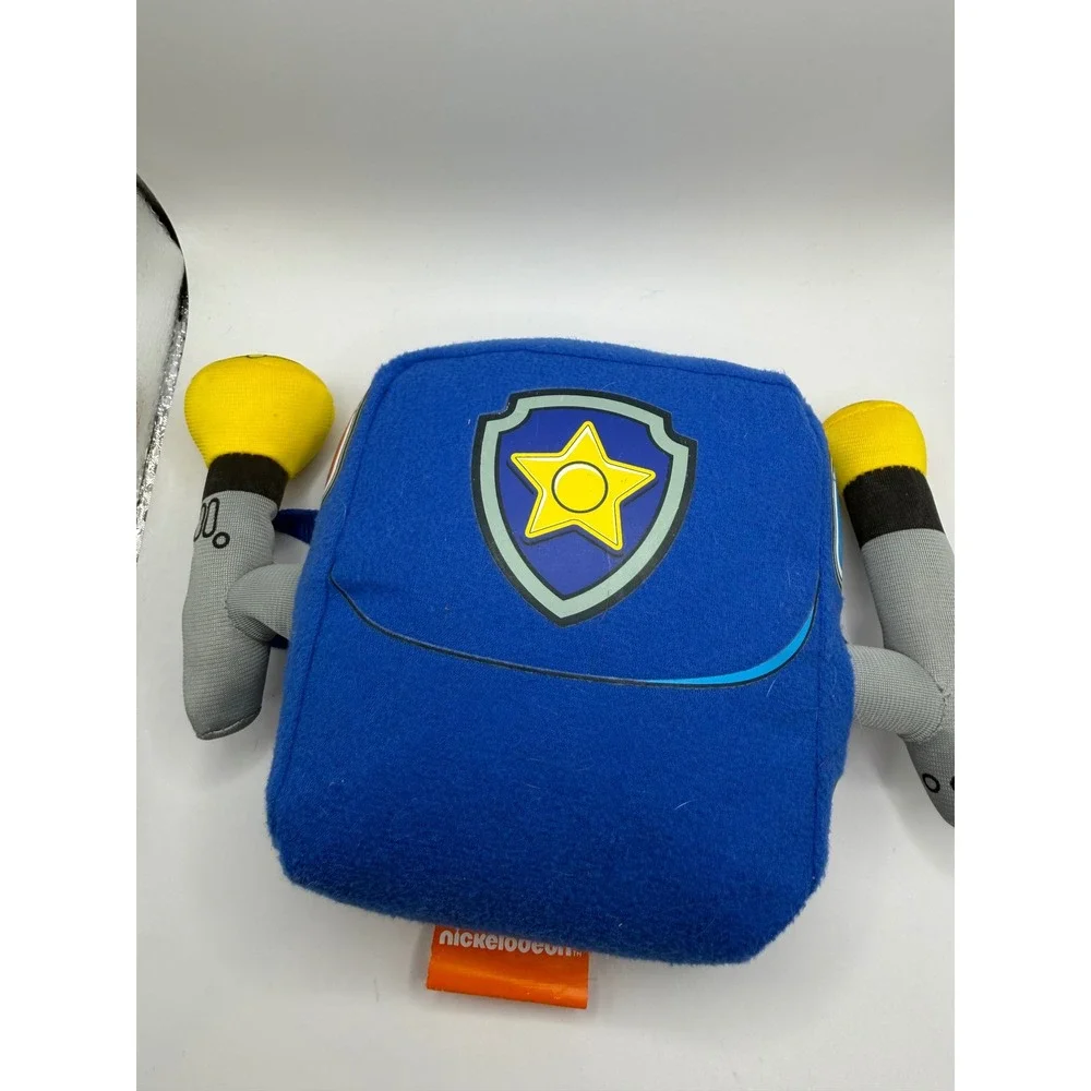 Paw Patrol Chase Pup Pack build a bear Backpack Blue Nickelodeon Police Dog Bag